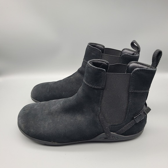 Xero Shoes Shoes - Xero Shoes Tari Womens Black Leather Barefoot Chelsea Boots Size 9 RP02-05/FW23